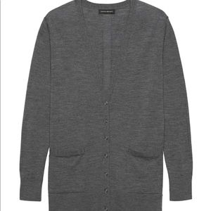 Banana Republic Gray Cardigan